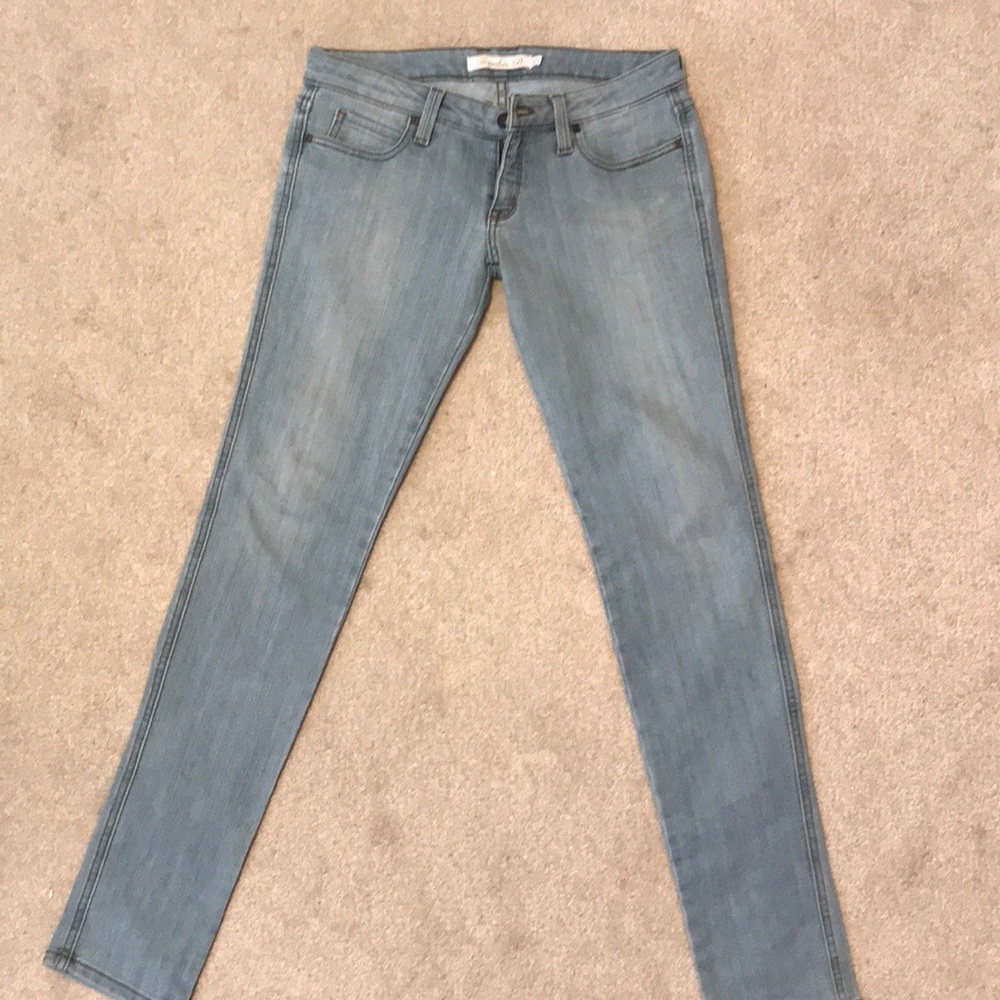 Frankie B Light Blue Skinny Jeans Denim